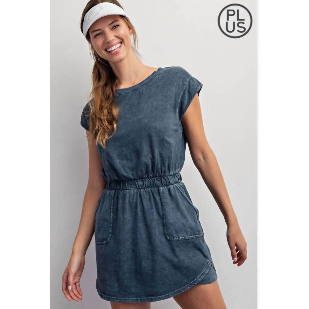 NEW RAE MODE brezzy summer dress in slate blue
